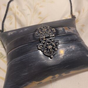 Painted Brass Vintage Clutch Bag